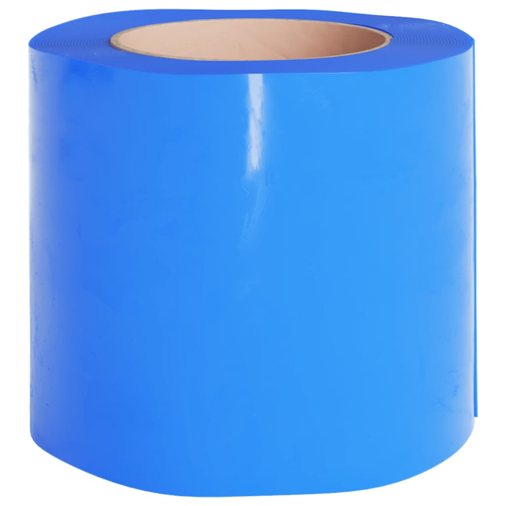 vidaXL Deurgordijn 200x1,6 mm 25 m PVC blauw