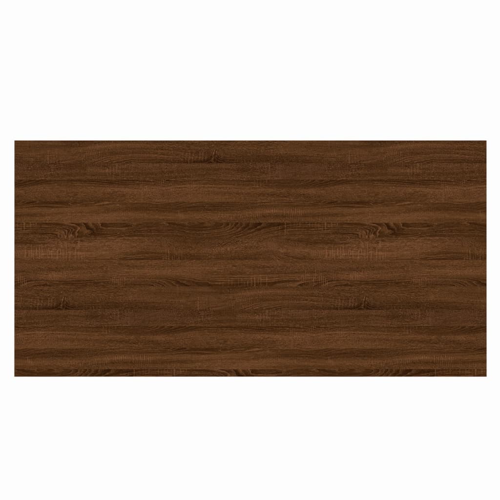 vidaXL Wandschappen 4 st 80x40x1,5 cm bewerkt hout bruineikenkleurig