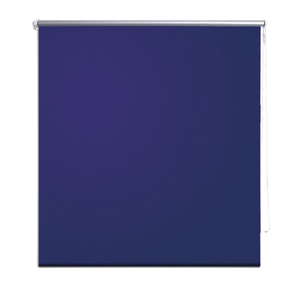 Rolgordijn verduisterend 80 x 230 cm marineblauw