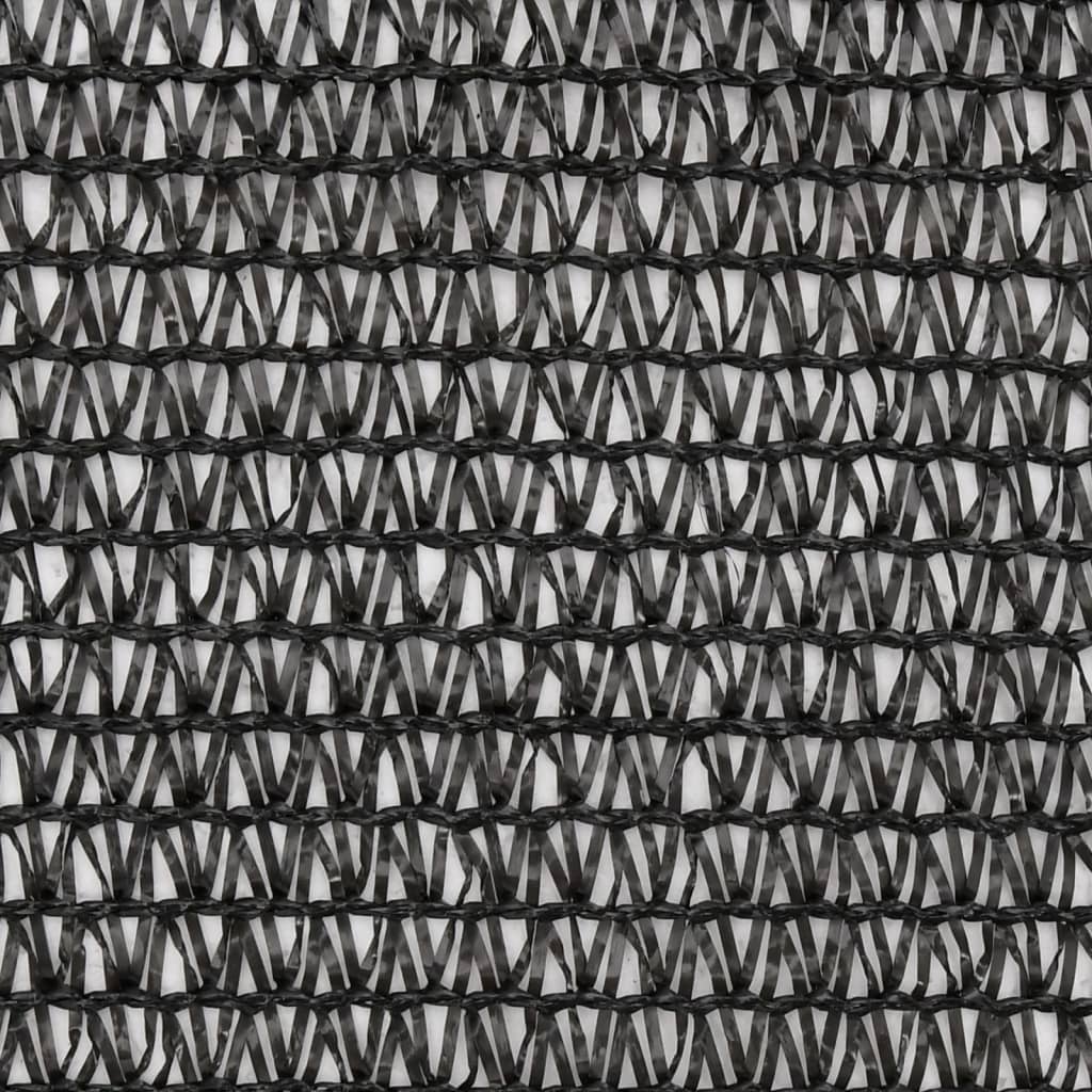 vidaXL Privacynet 1x25 m HDPE zwart