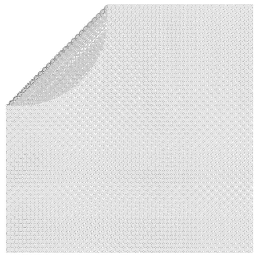 vidaXL Zwembadfolie solar drijvend 527 cm PE grijs