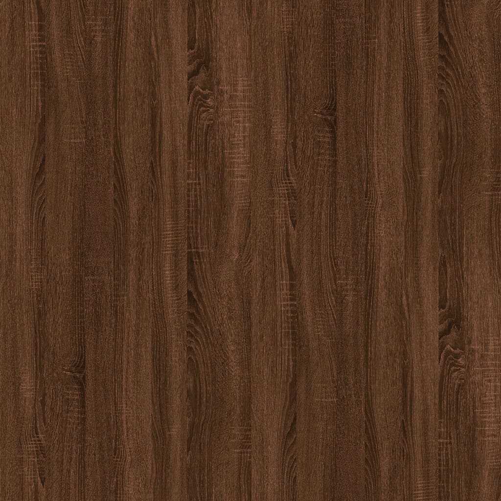 vidaXL Wandtafel 100x39x75 cm bewerkt hout bruin eikenkleur