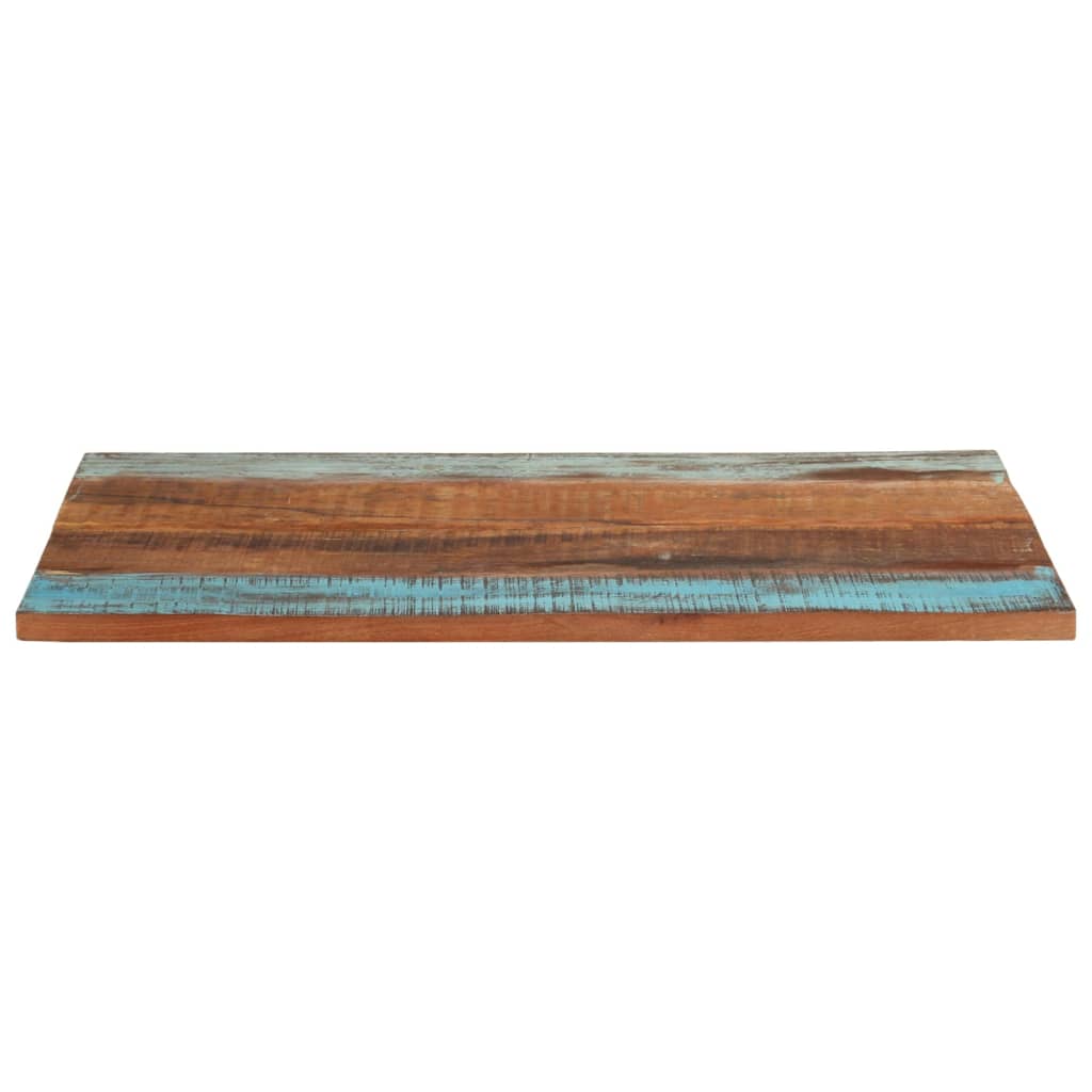 vidaXL Tafelblad rechthoekig 25-27 mm 70x90 cm massief gerecycled hout
