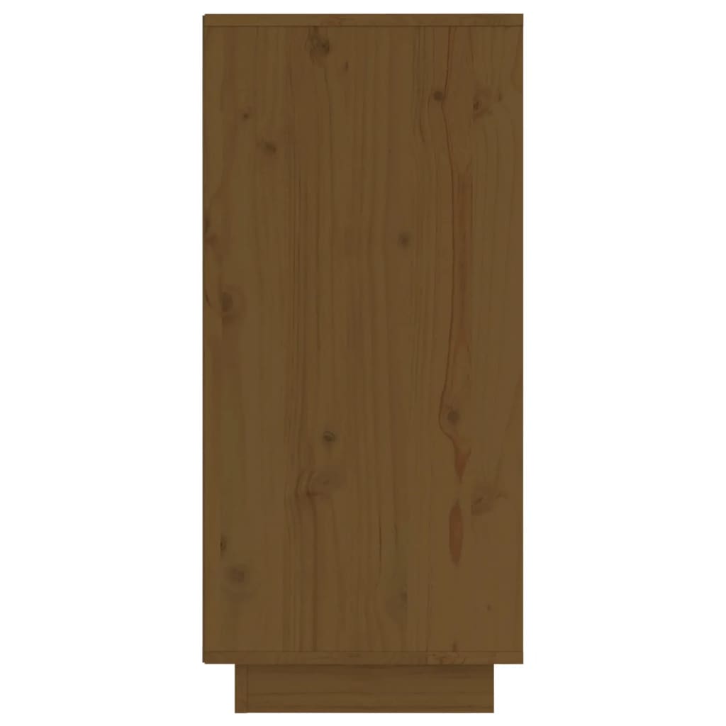 vidaXL Dressoir 31,5x34x75 cm massief grenenhout honingbruin