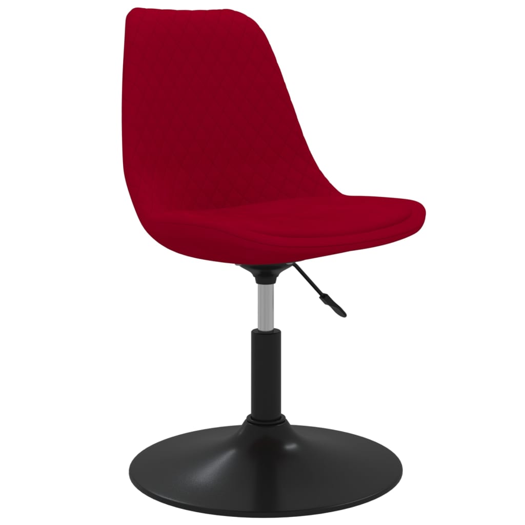 vidaXL Eetkamerstoelen draaibaar 2 st fluweel crèmekleurig oine kopen