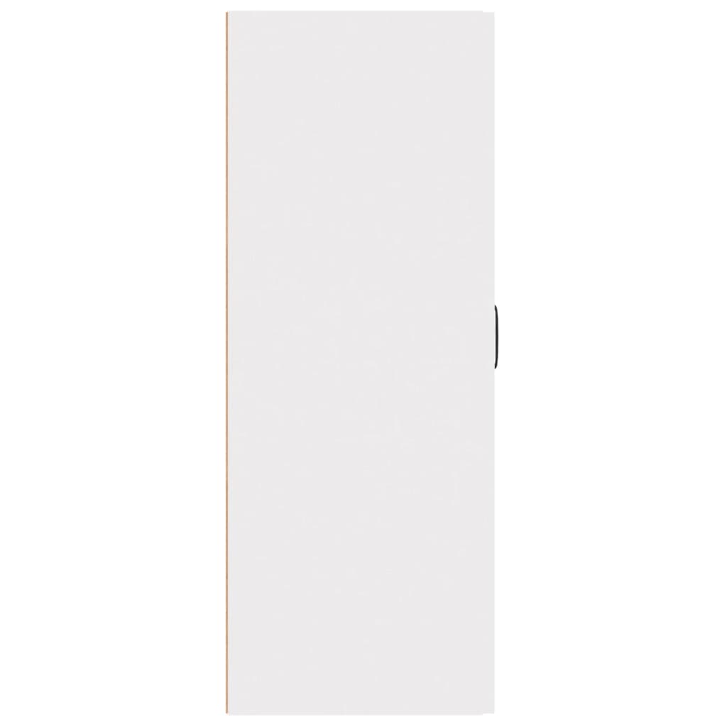 vidaXL Hangkast 69,5x34x90 cm bewerkt hout wit
