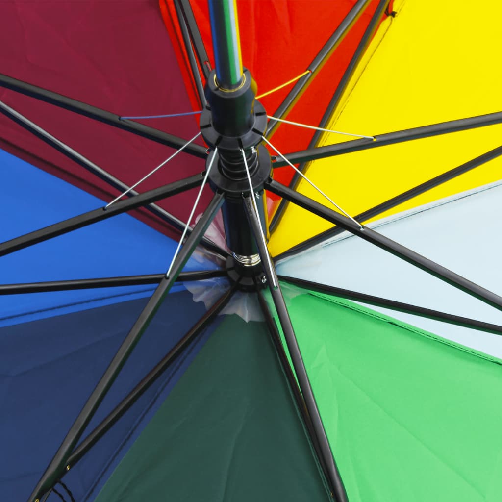 vidaXL Paraplu automatisch inklapbaar 124 cm meerkleurig