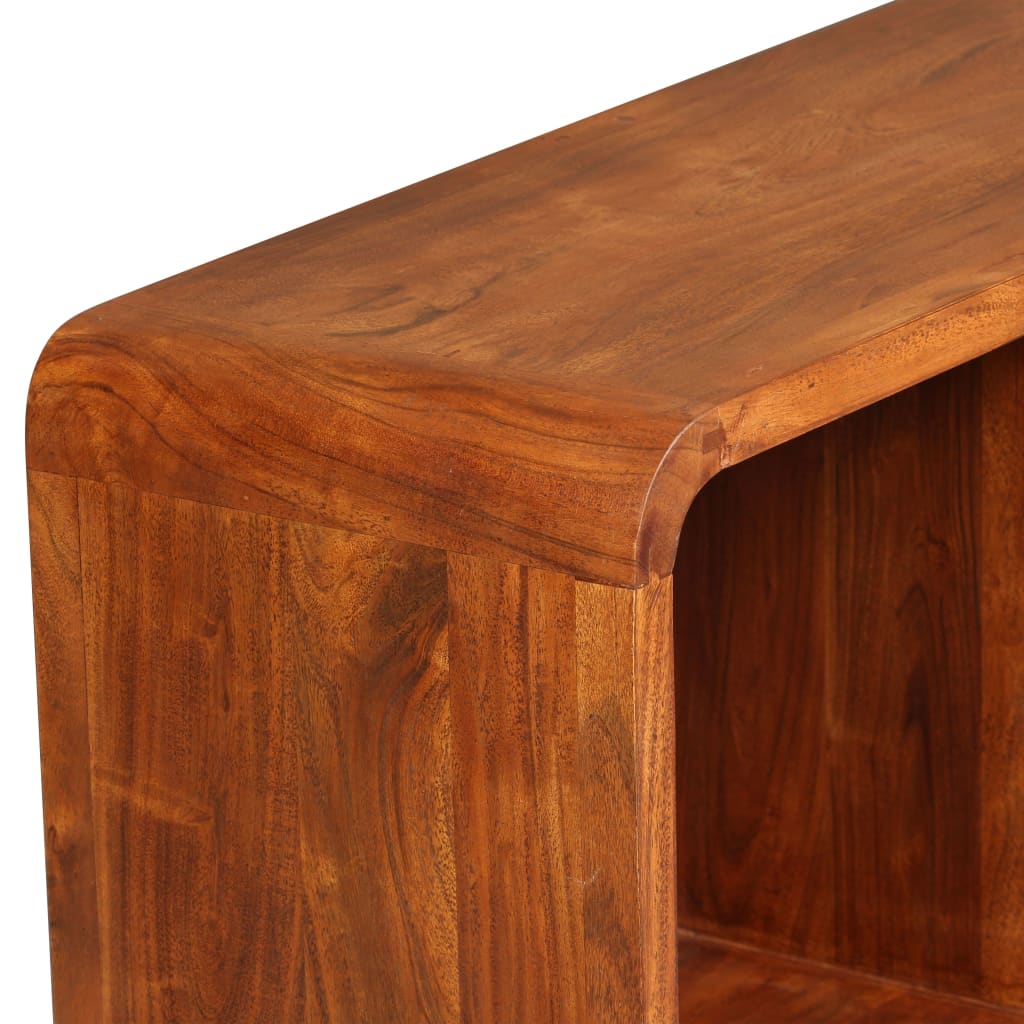 vidaXL Tv-meubel 120x30x40 cm massief hout met honingafwerking