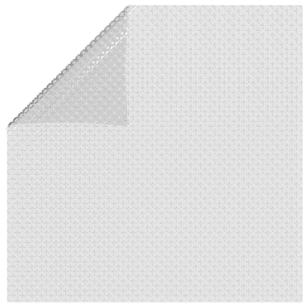 vidaXL Zwembadfolie solar drijvend 488x244 cm PE grijs