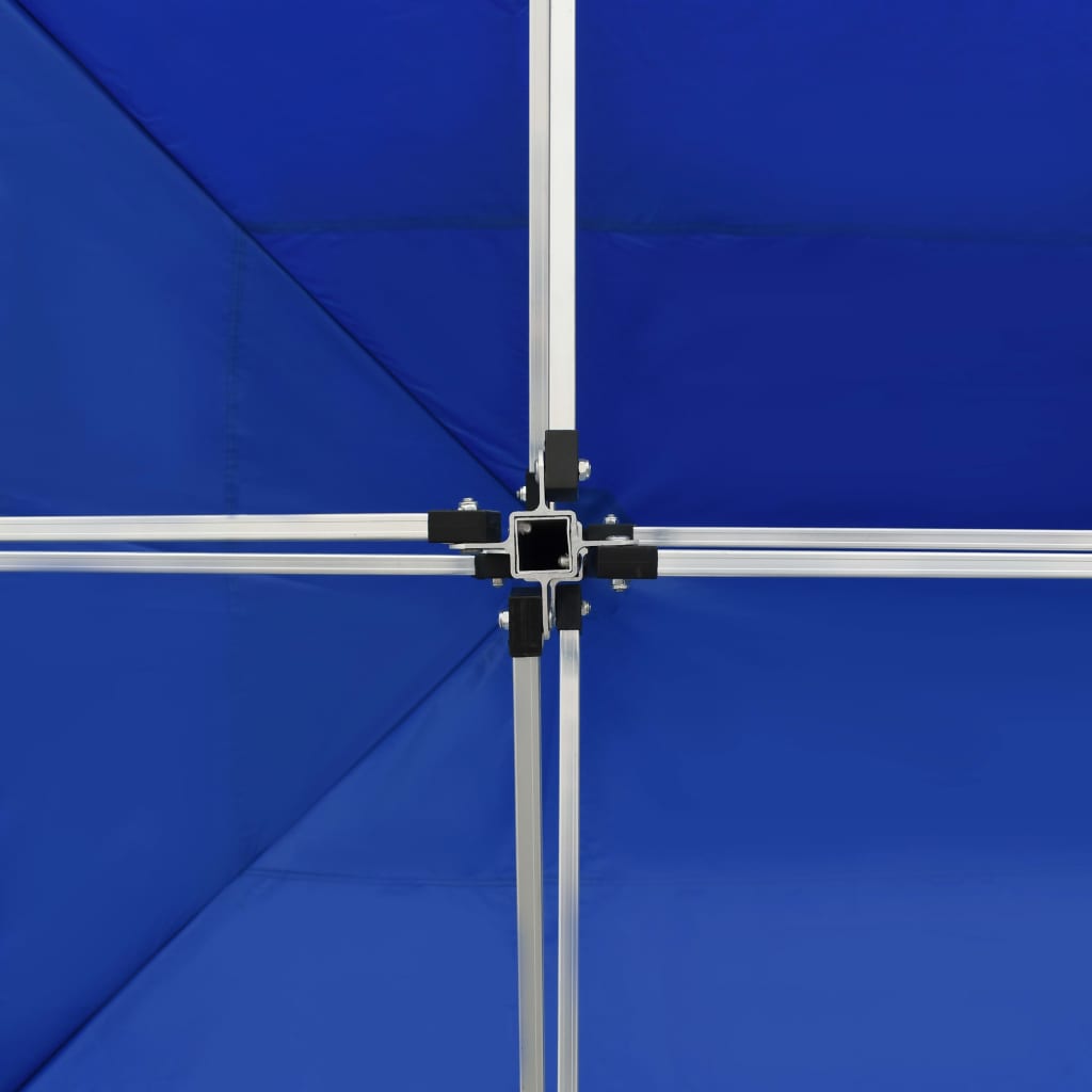 vidaXL Partytent professioneel inklapbaar 4,5x3 m aluminium blauw