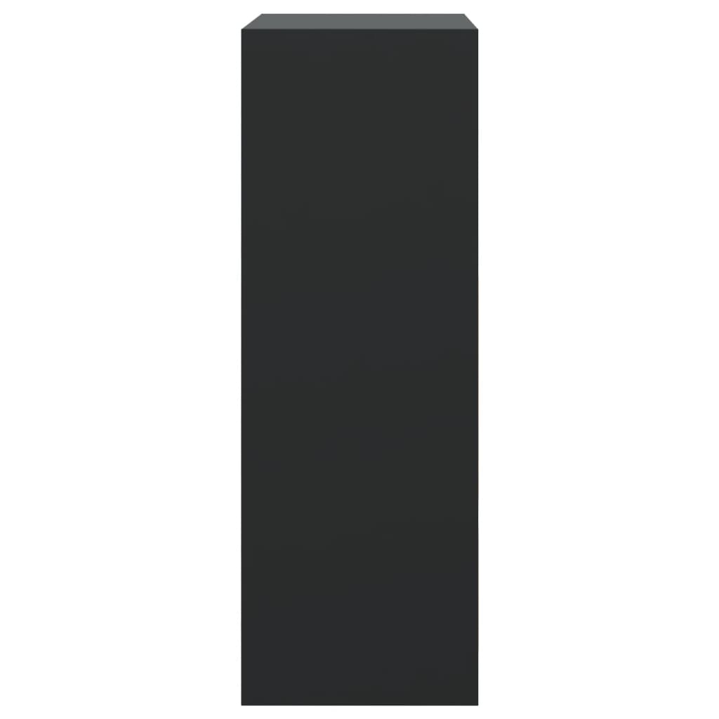 vidaXL Schoenenkast 60x34x96,5 cm bewerkt hout zwart
