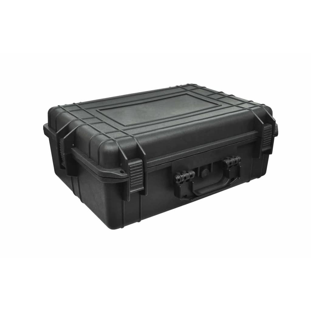 vidaXL Hardcase transportkoffer met schuimvulling zwart