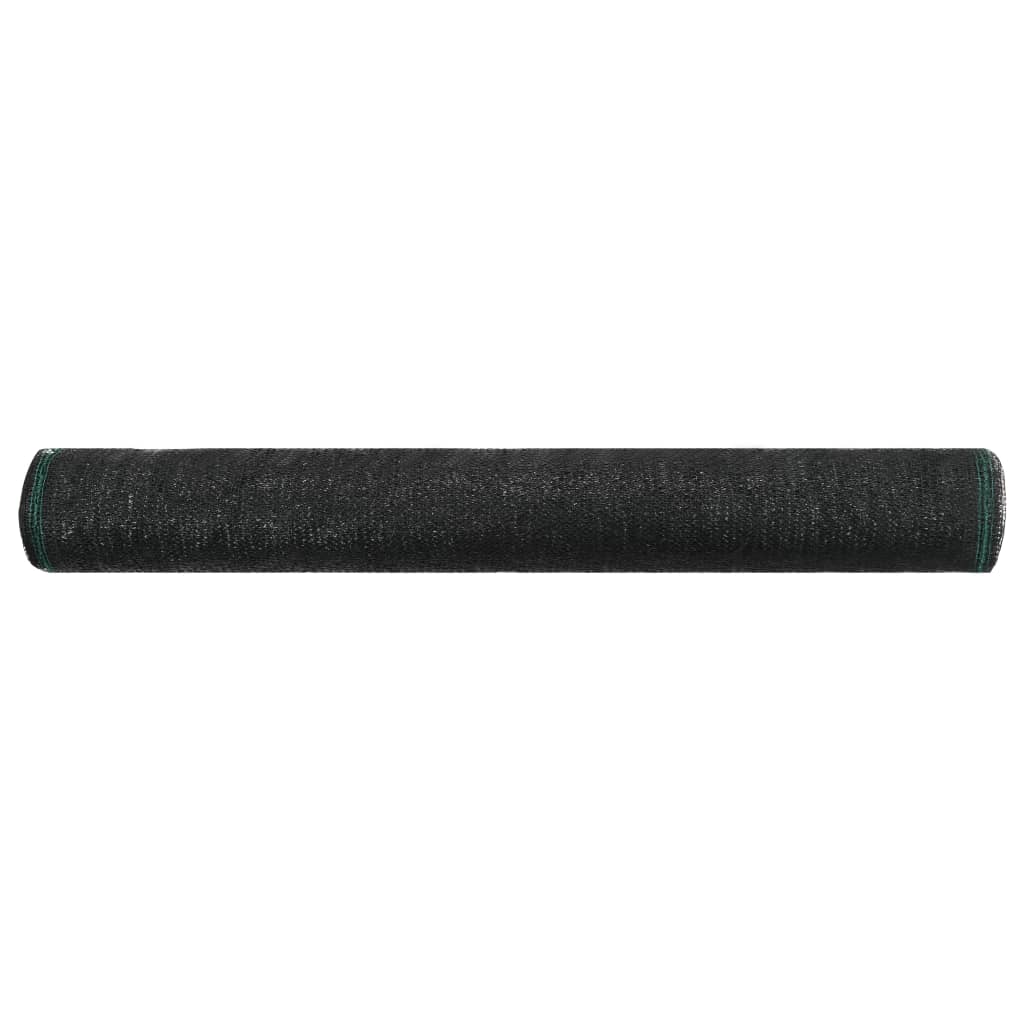 vidaXL Tennisscherm 1,6x100 m HDPE zwart