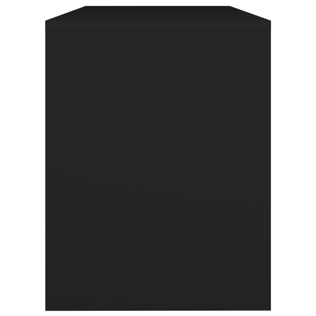 vidaXL Kaptafelkruk 70x35x45 cm bewerkt hout zwart