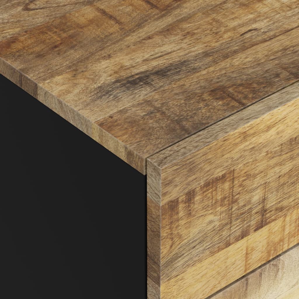 vidaXL Nachtkastjes 50x33x60 cm massief mangohout en bewerkt hout