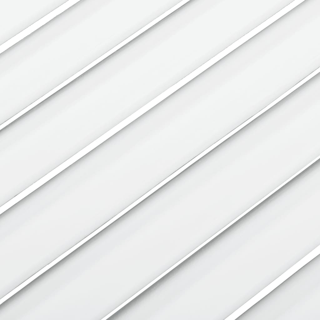 vidaXL Kastdeuren met lamellen 2 st 39,5x59,4 cm grenenhout wit
