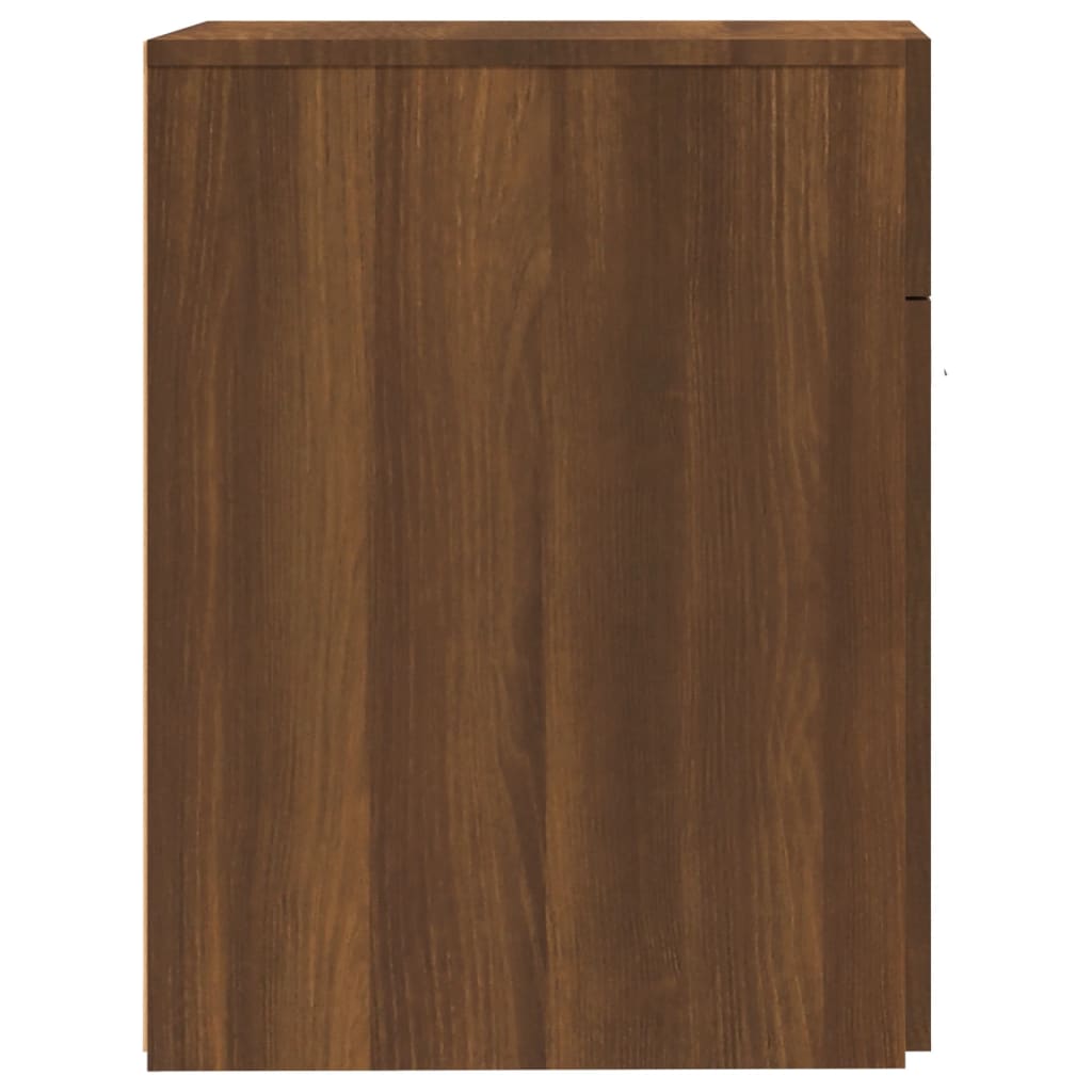 vidaXL Apothekerskast 20x45,5x60 cm bewerkt hout bruineikenkleurig