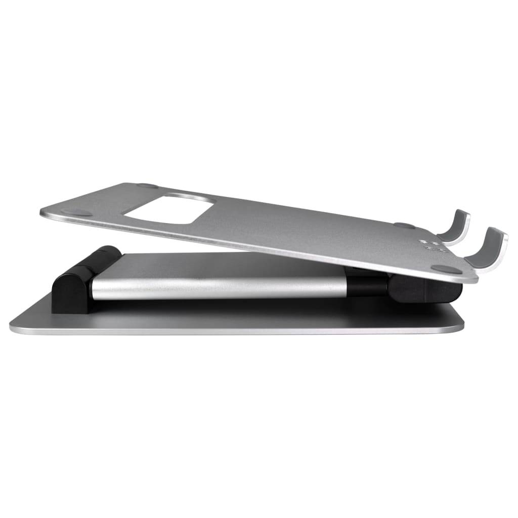 ErgoLine Laptopstandaard Tall verstelbaar 28x28x10 cm zilverkleurig