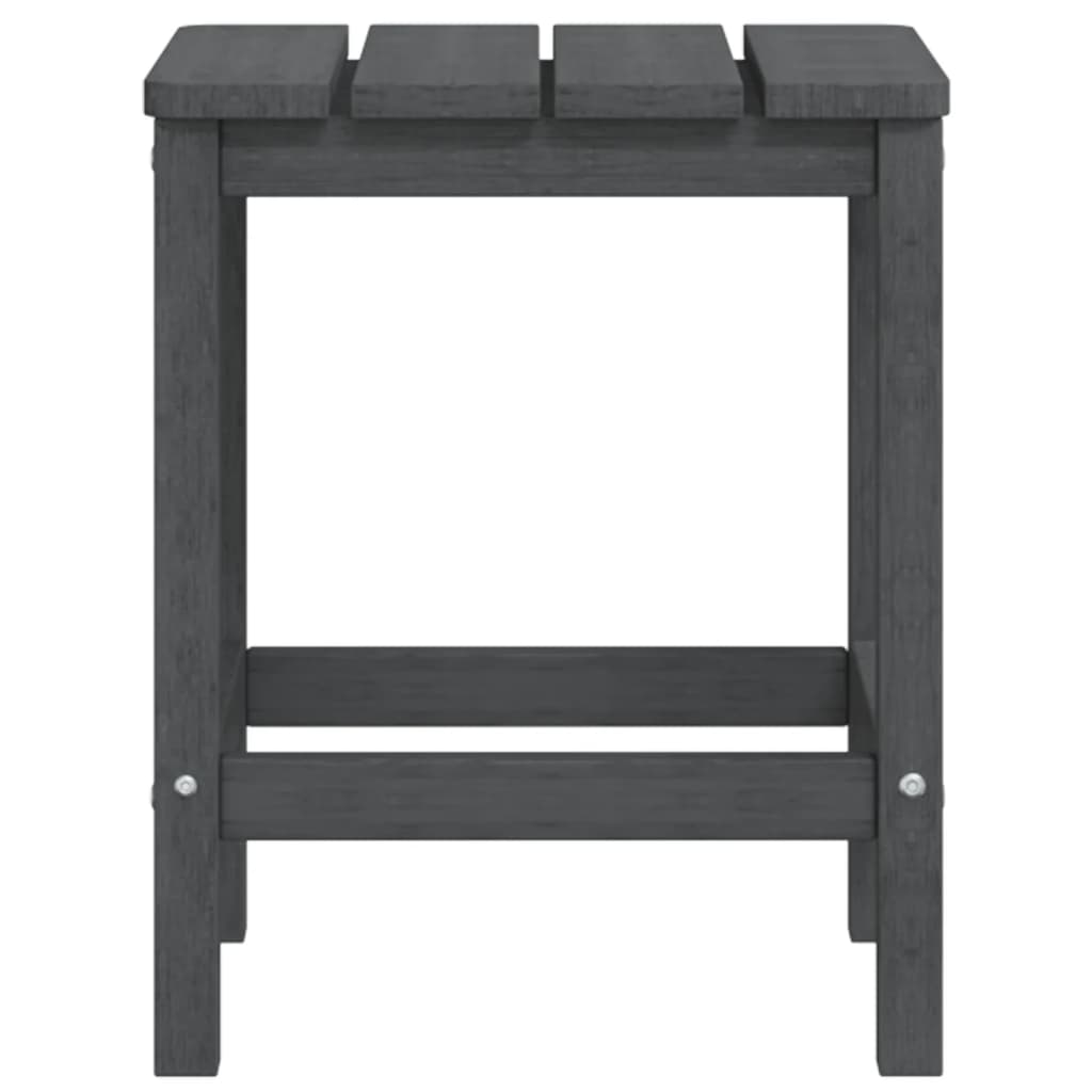 Sedia da Giardino con Tavolo Adirondack in HDPE Bianco