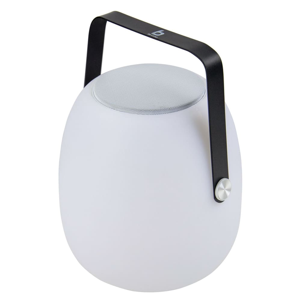 Bo-Camp Tafellamp met Bluetooth speaker Wade LED wit en zwart