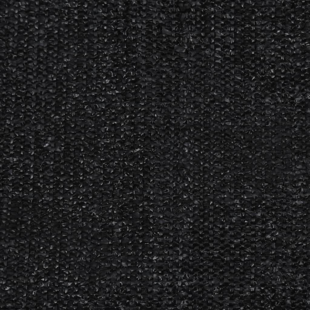 vidaXL Rolgordijn voor buiten 60x230 cm HDPE zwart