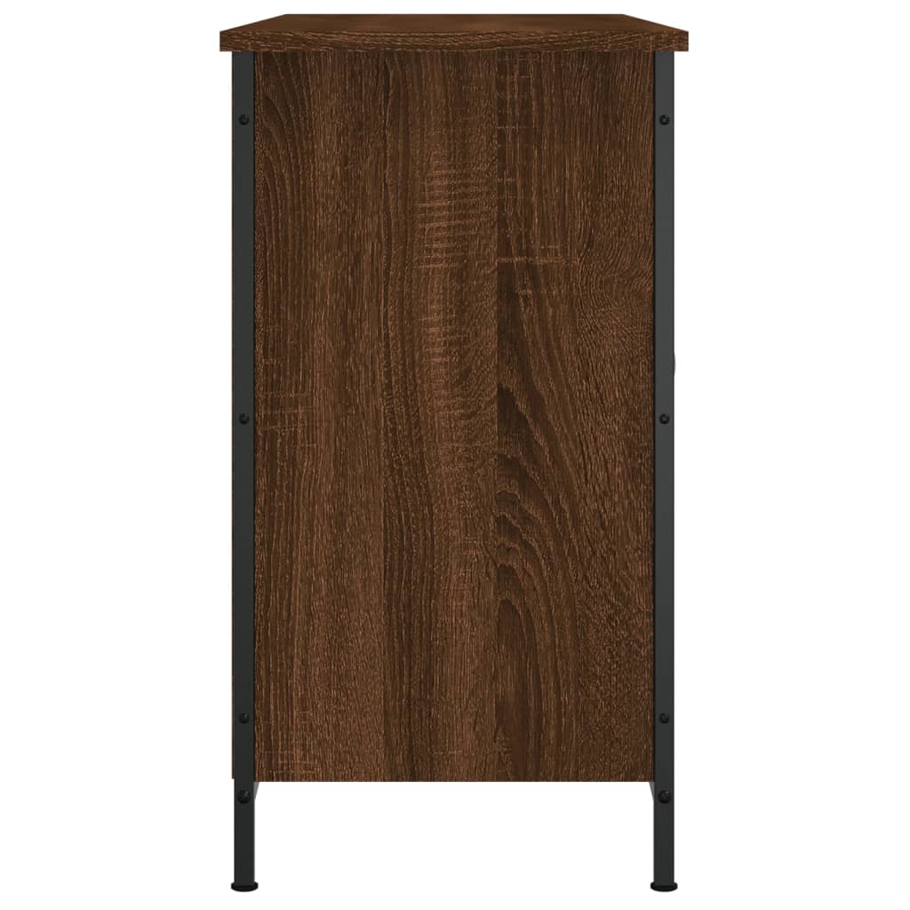 vidaXL Tv-meubel 100x35x65 cm bewerkt hout bruin eikenkleur