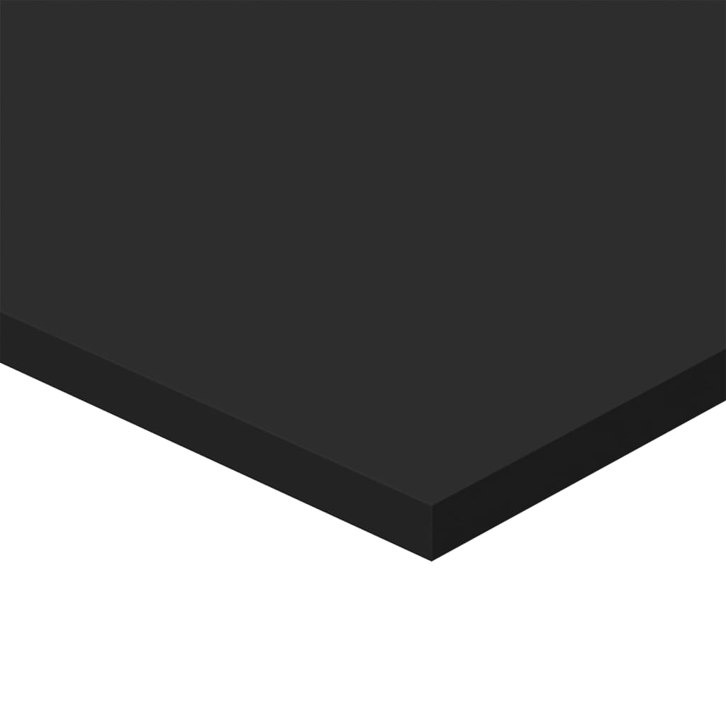 vidaXL Wandschappen 4 st 40x50x1,5 cm spaanplaat zwart