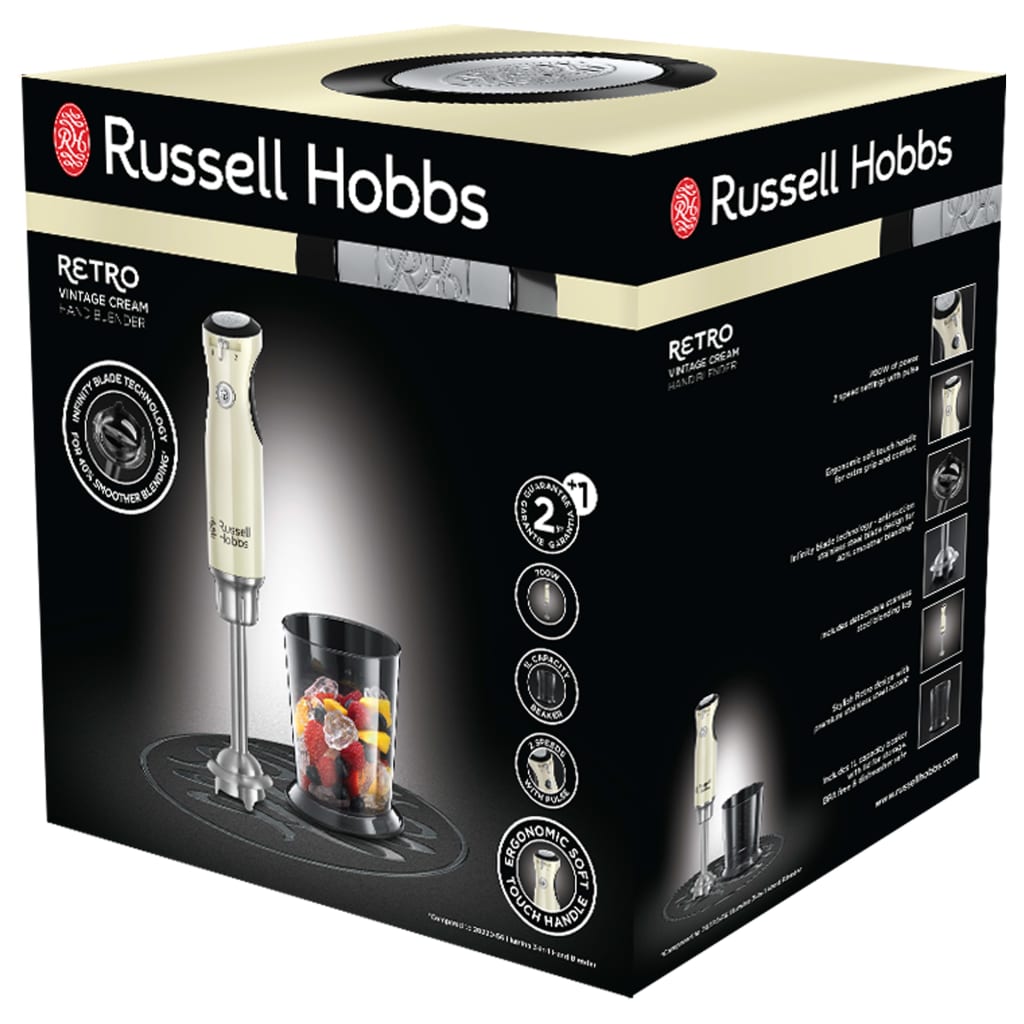 Russell Hobbs Staafmixer Retro 700 W crème