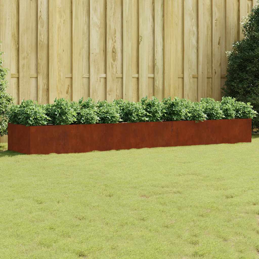 Plantenbak roestig 80x40x40 cm weervast staal kopen