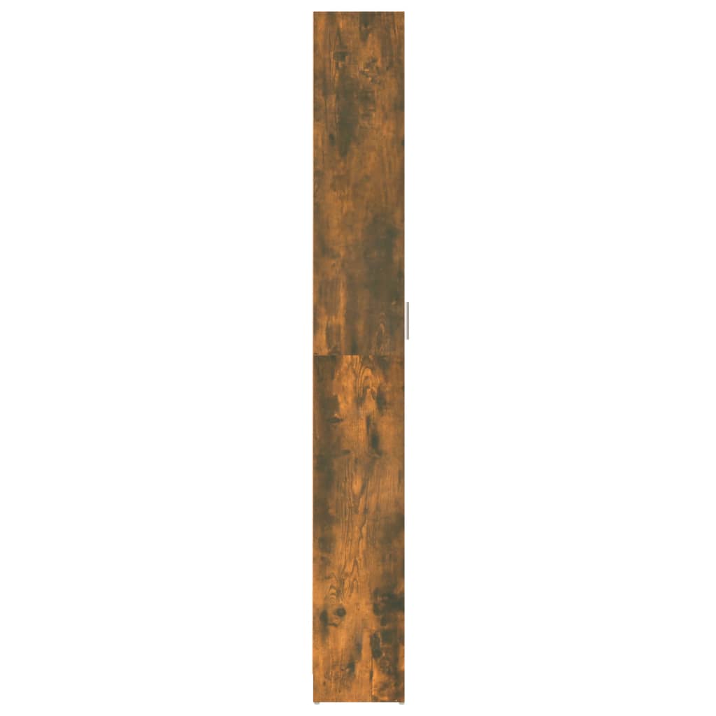 vidaXL Gangkast 55x25x189 cm bewerkt hout gerookt eikenkleurig
