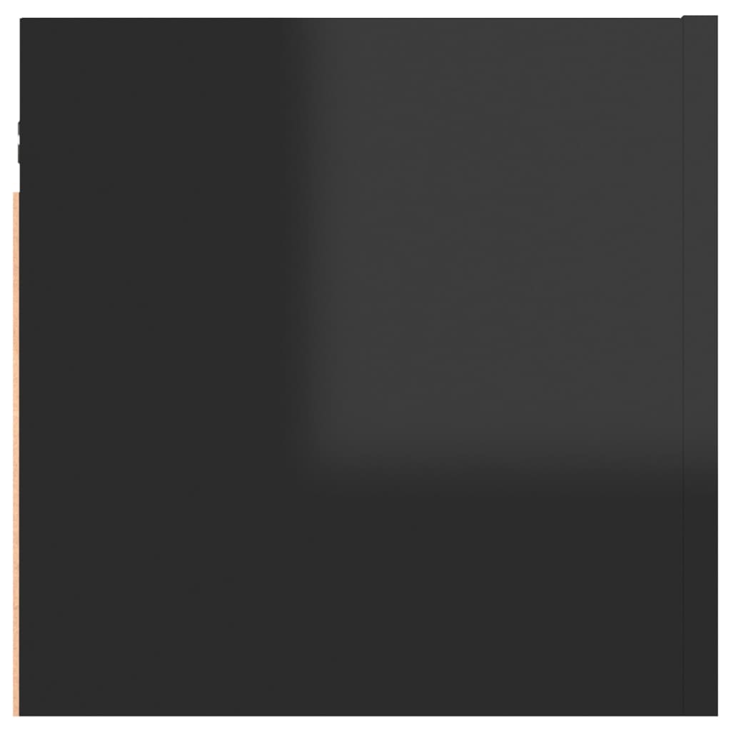 vidaXL Tv-wandmeubelen 4 st 30,5x30x30 cm hoogglans zwart