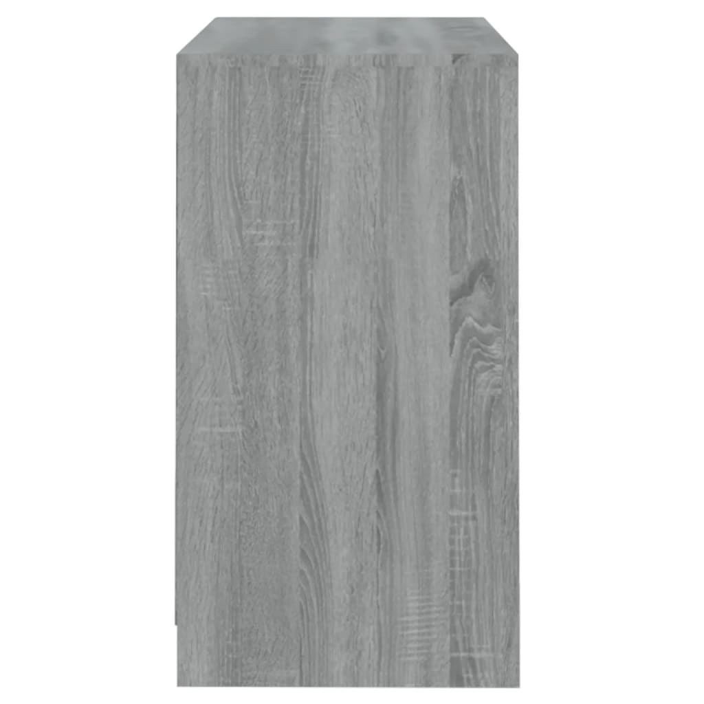 vidaXL Dressoir 70x41x75 cm bewerkt hout grijs sonoma eikenkleurig