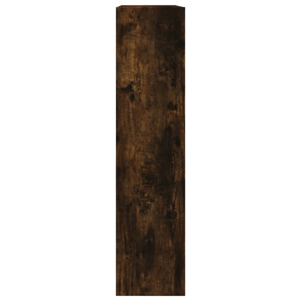 vidaXL Schoenenkast 80x21x87,5 cm bewerkt hout gerookt eikenkleurig