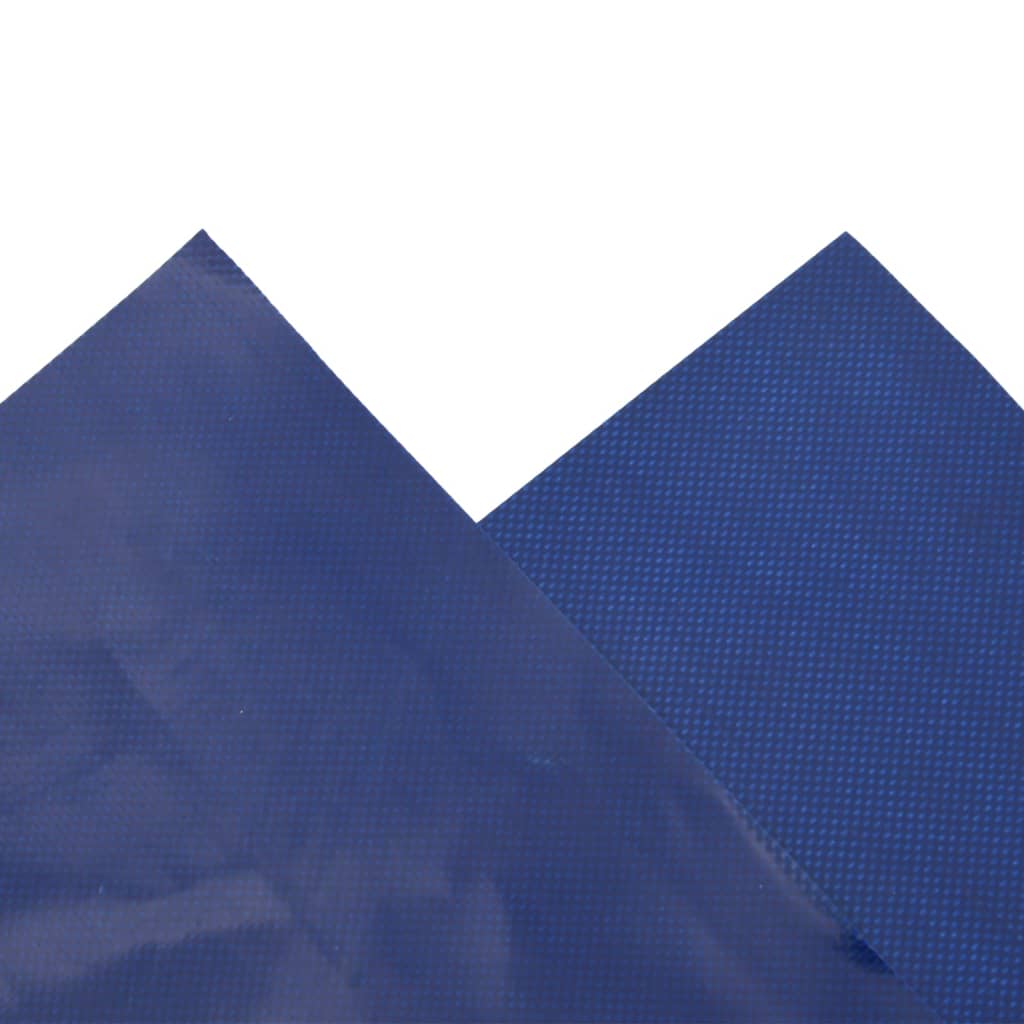 vidaXL Dekzeil 650 g/m² 5x6 m blauw