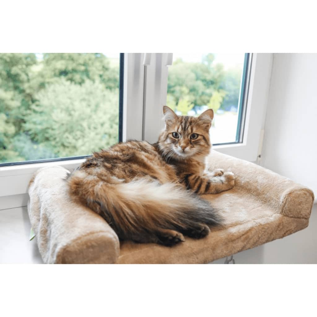 Kerbl Kattenmand voor de vensterbank 36x56 cm beige 82656