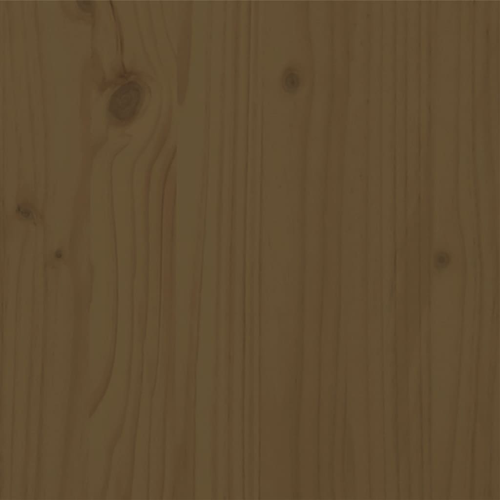 vidaXL Bedframe massief grenenhout honingbruin 120x200 cm