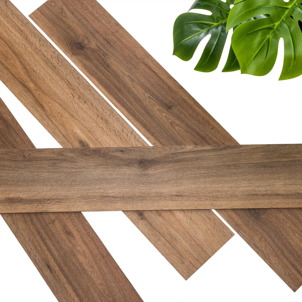 WallArt Planken GL-WA28 30 st hout-look natuurlijk eiken zadelbruin