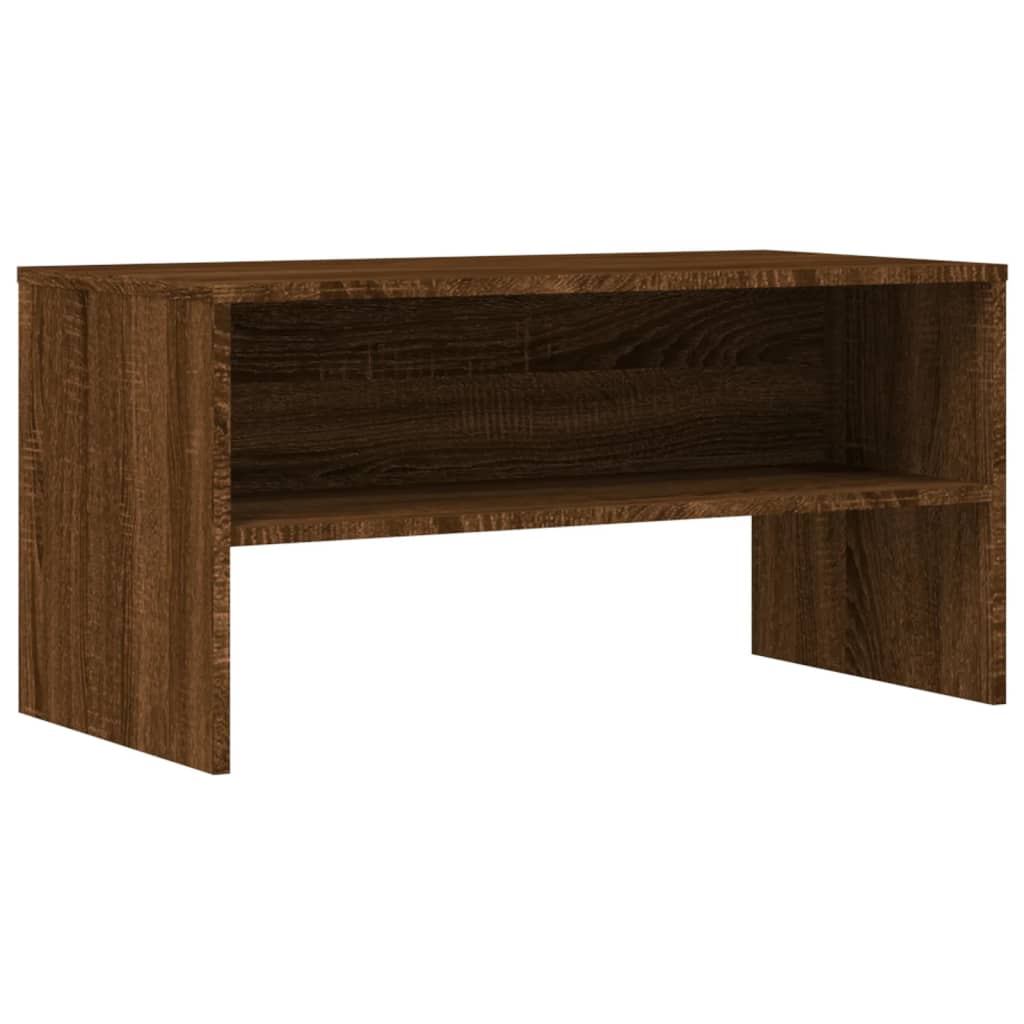 vidaXL Tv-meubel 80x40x40 cm bewerkt hout bruineikenkleurig