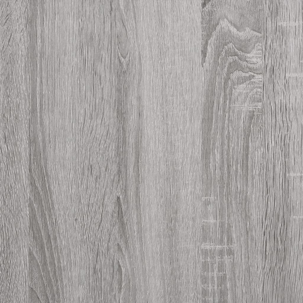 vidaXL Dressoir 80x33x70 cm bewerkt hout grijs sonoma eikenkleurig
