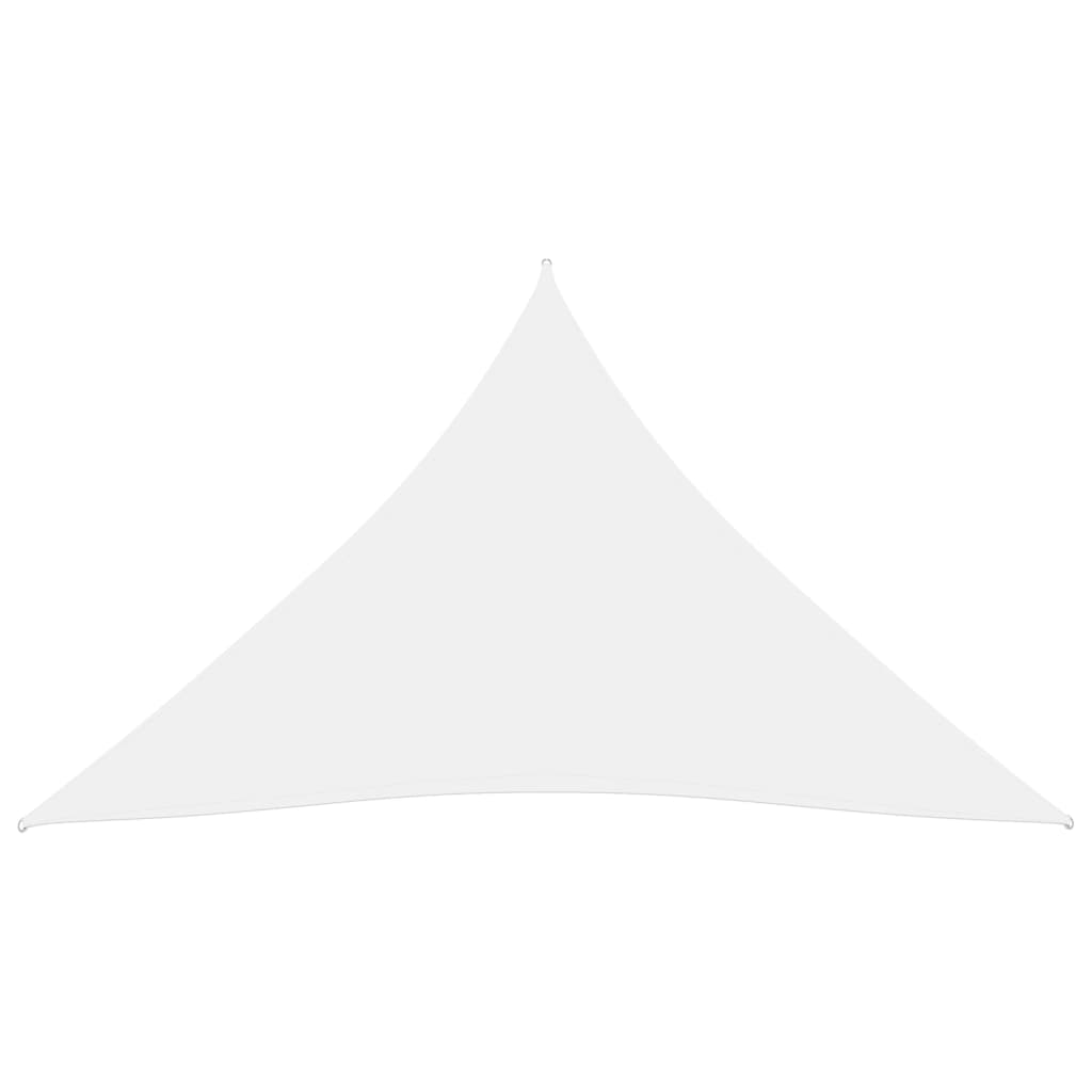 vidaXL Zonnescherm driehoekig 4,5x4,5x4,5 m oxford stof wit