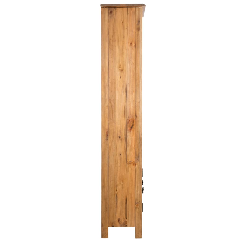 vidaXL Badkamerkast vrijstaand 48x32x170 cm gerecycled grenenhout