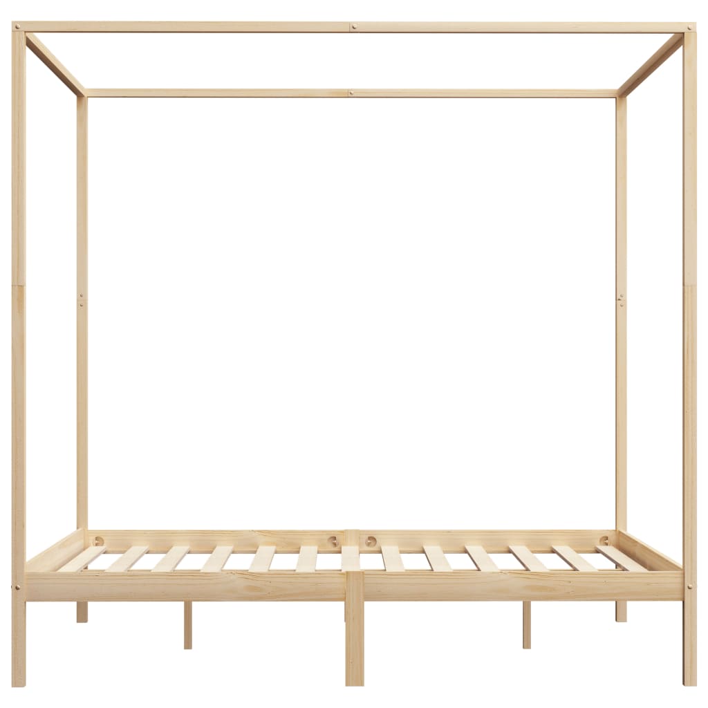 Tweepersoons Hemelbed Frame Queen/Full/King Size, Slaapkamer/Woonkamer Klamboe Beugel 4 Hoeken, Twin/California King/King Beddengoed