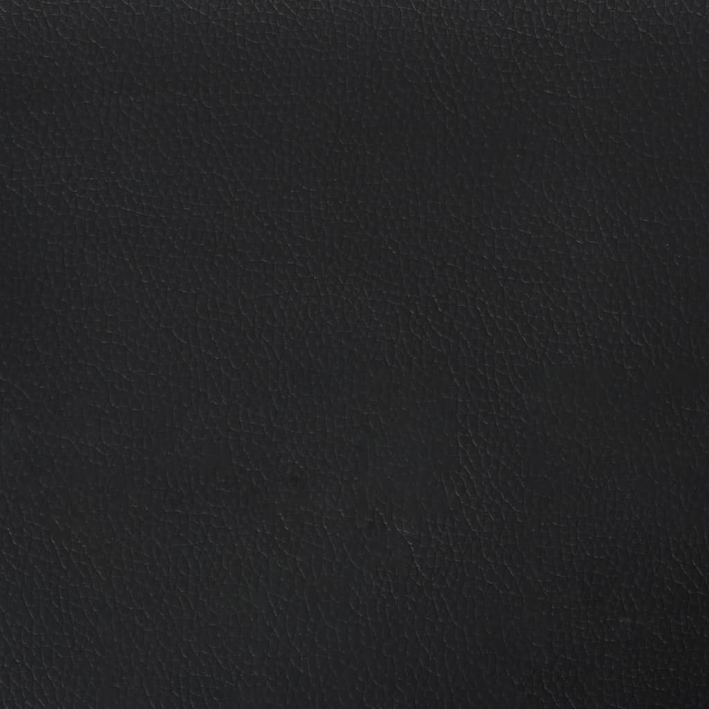 vidaXL Pocketveringmatras 120x200x20 cm kunstleer zwart