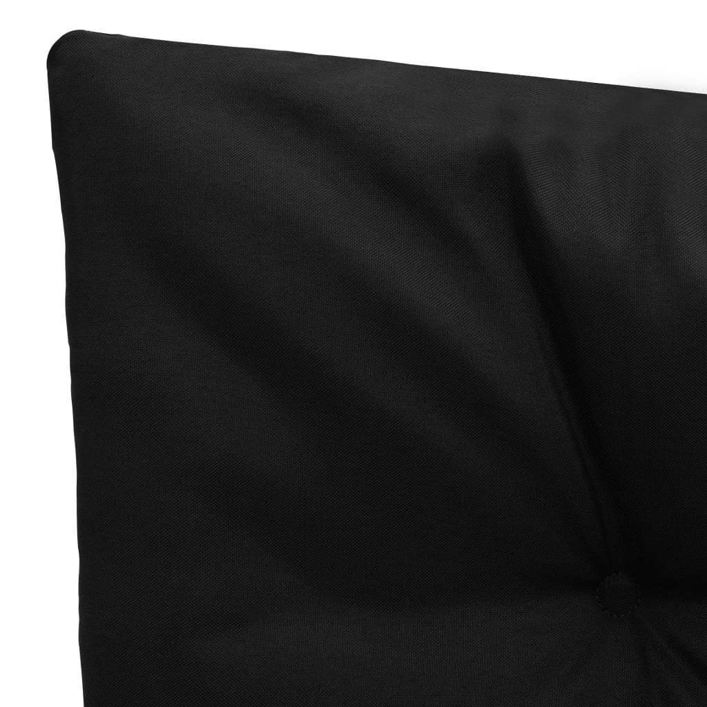 vidaXL Kussen voor schommelstoel 150 cm stof zwart en grijs