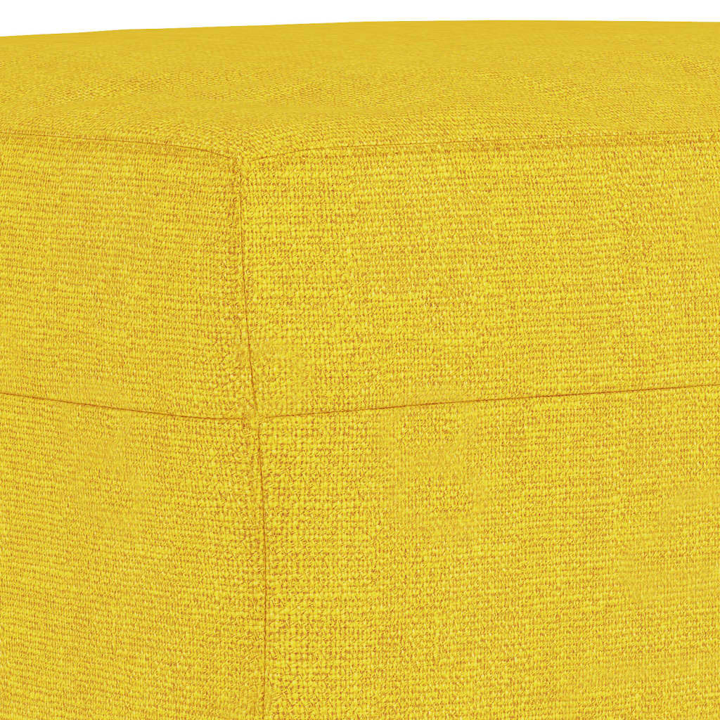 vidaXL Voetenbank 60x50x41 cm stof geel