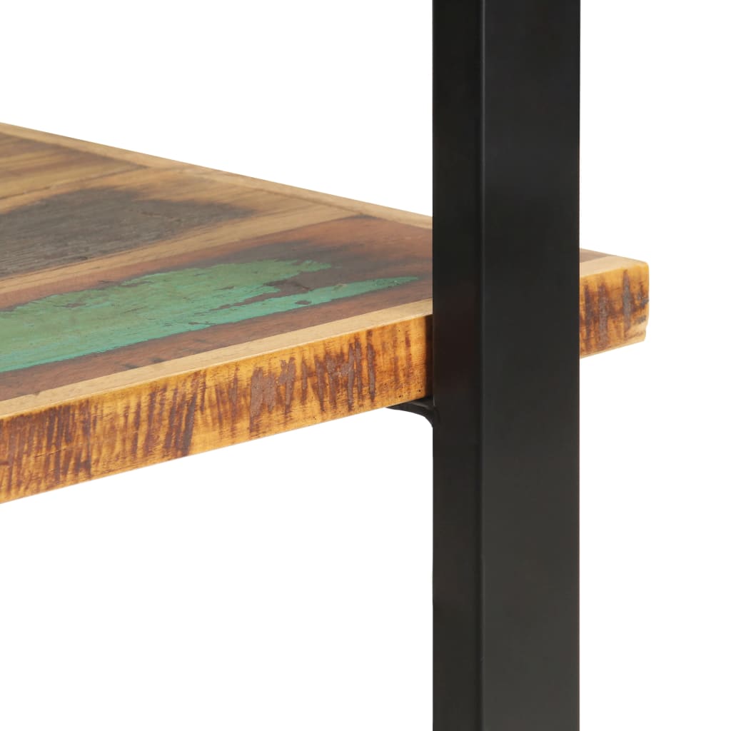 vidaXL Boekenkast met 4 schappen 80x40x180 cm massief gerecycled hout