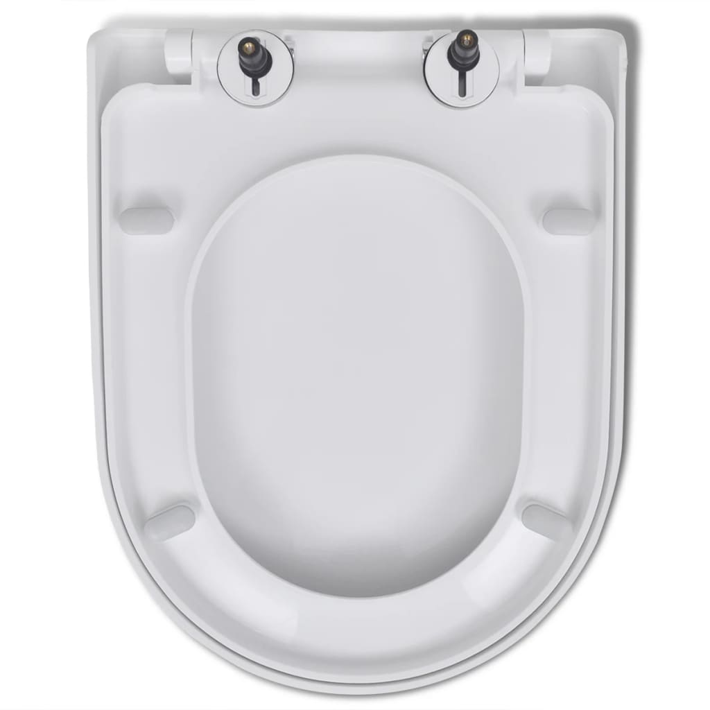 Buitenlander Omringd Corrupt vidaXL Toiletbril soft-close met quick-release ontwerp vierkant wit kopen?  | vidaXL.nl