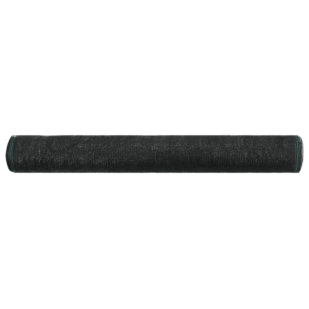 vidaXL Tennisscherm 1x25 m HDPE zwart