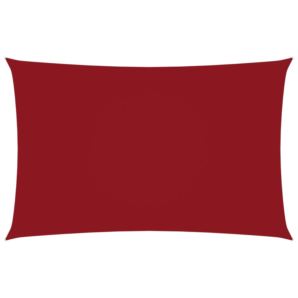 vidaXL Zonnescherm rechthoekig 2x4,5 m oxford stof rood