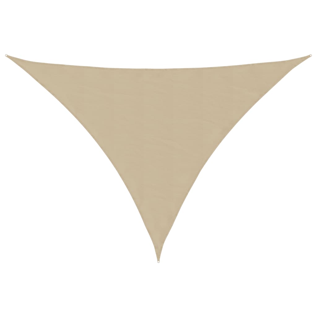 vidaXL Zonnescherm driehoekig 5x6x6 m oxford stof beige